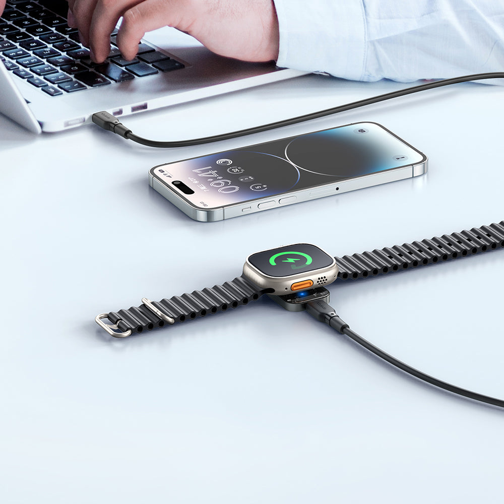 Transparent Portable Wireless Charger for Apple Watch