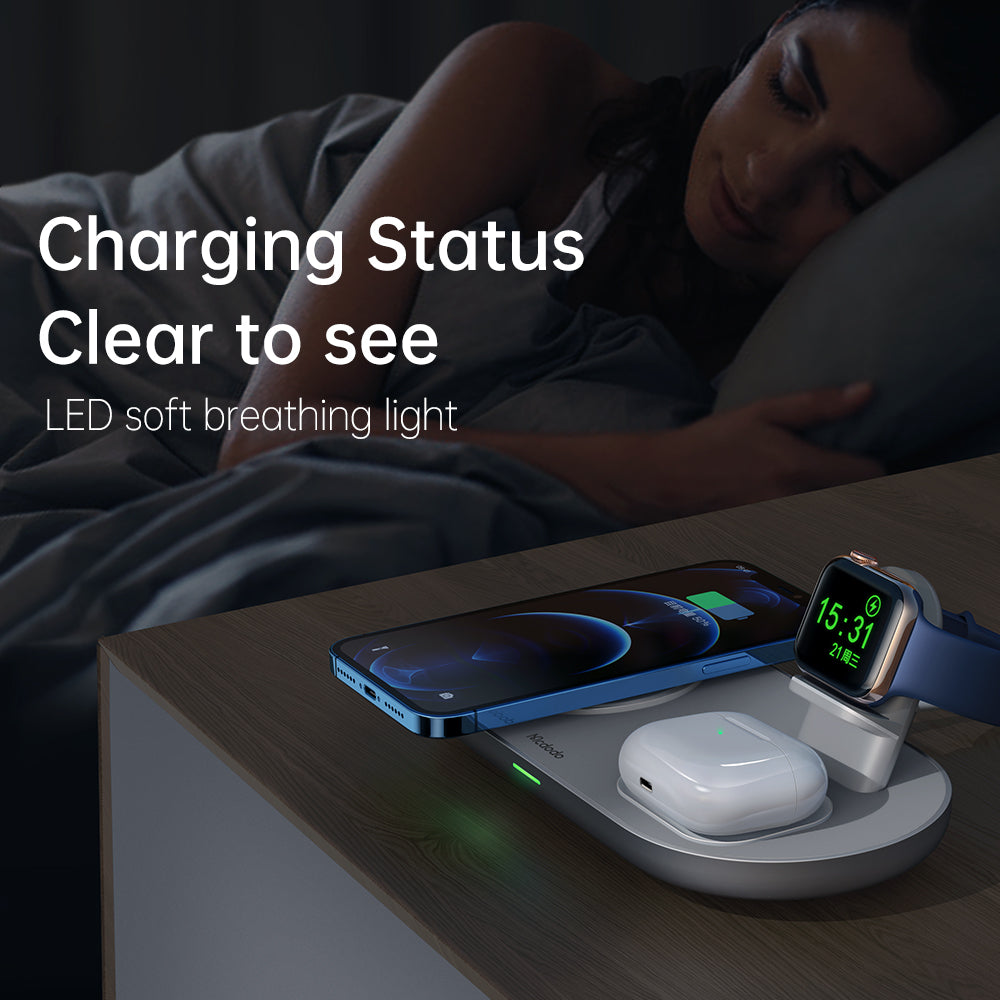 3 in 1 Magnetic Wireless Charger Pro