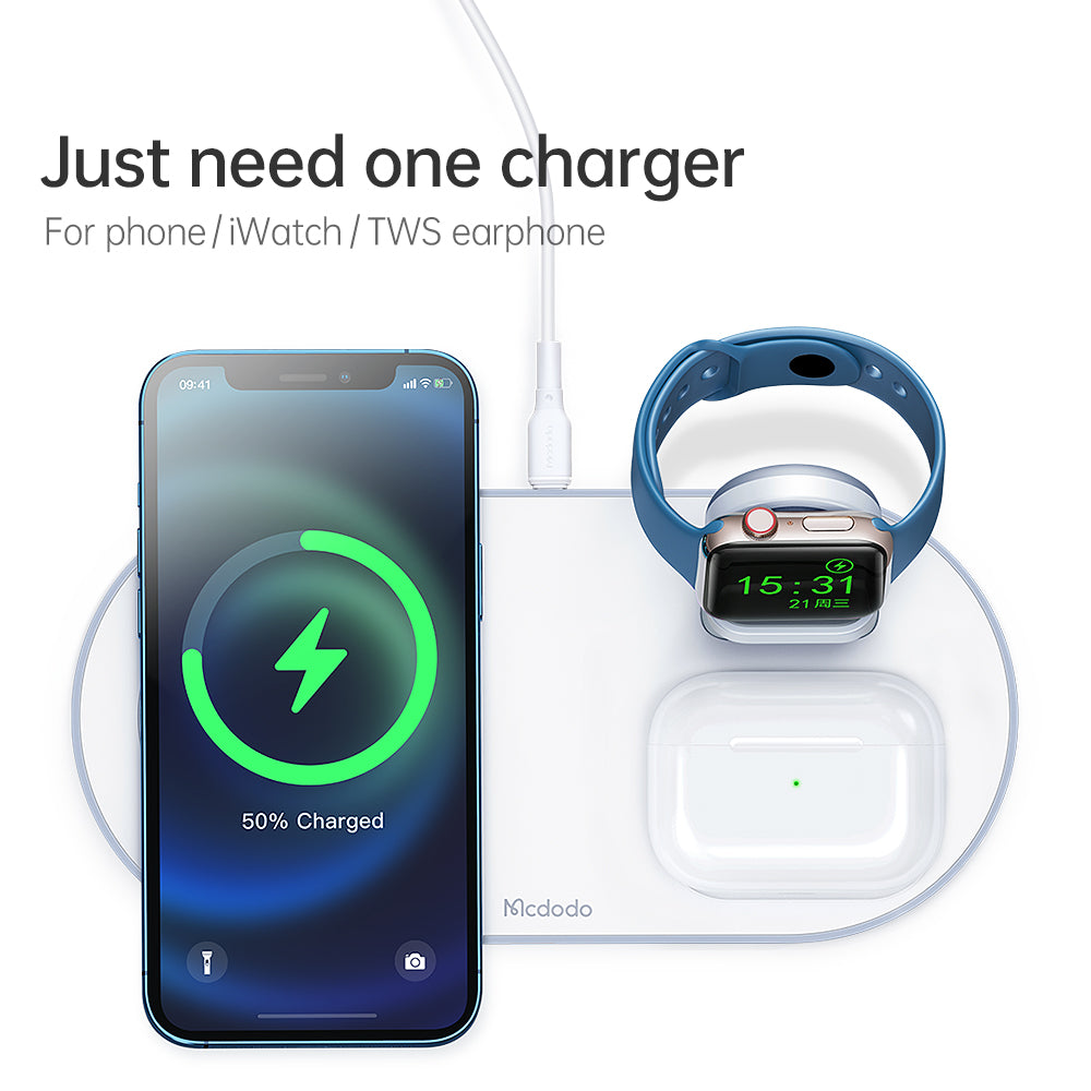 3 in 1 Magnetic Wireless Charger Pro